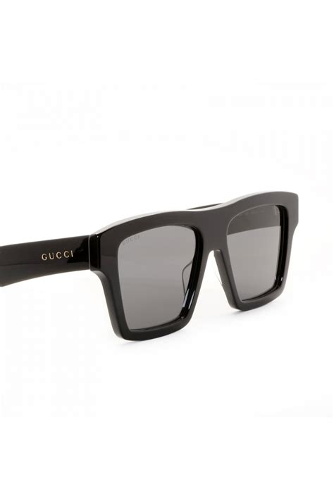 occhiali neri da sole gucci|Occhiali da sole squadrati oversize in Nero .